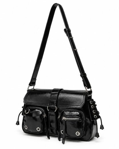 Multi-Pocket Shoulder Bag