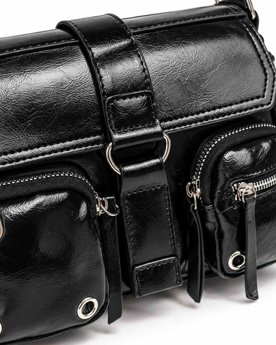 Multi-Pocket Shoulder Bag