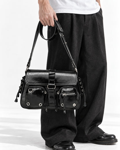Multi-Pocket Shoulder Bag