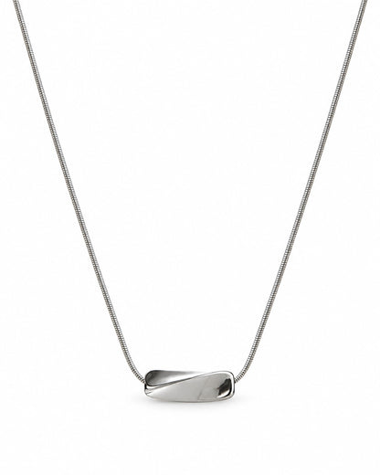 Bean Pendant Snake Chain Necklace