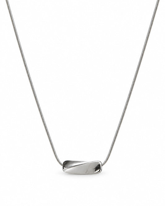 Bean Pendant Snake Chain Necklace