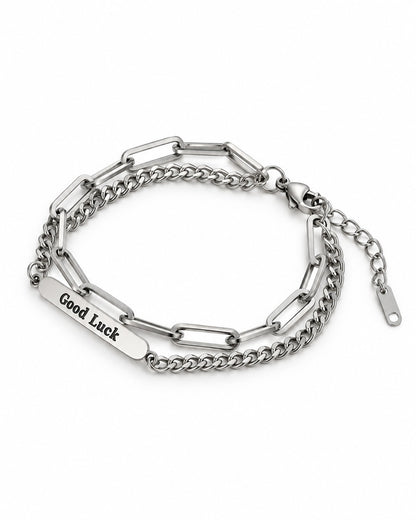 Letter Double Layer Bracelet