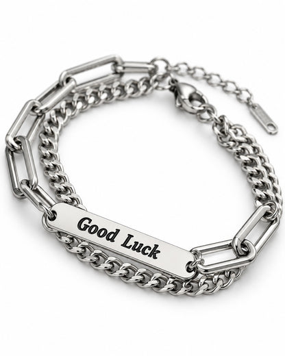 Letter Double Layer Bracelet