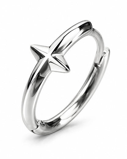 Starburst Hoop Earrings