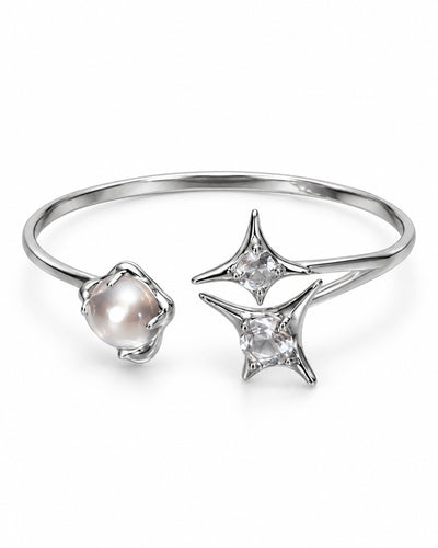 Adjustable Opening / Cinderella Starburst Bangle