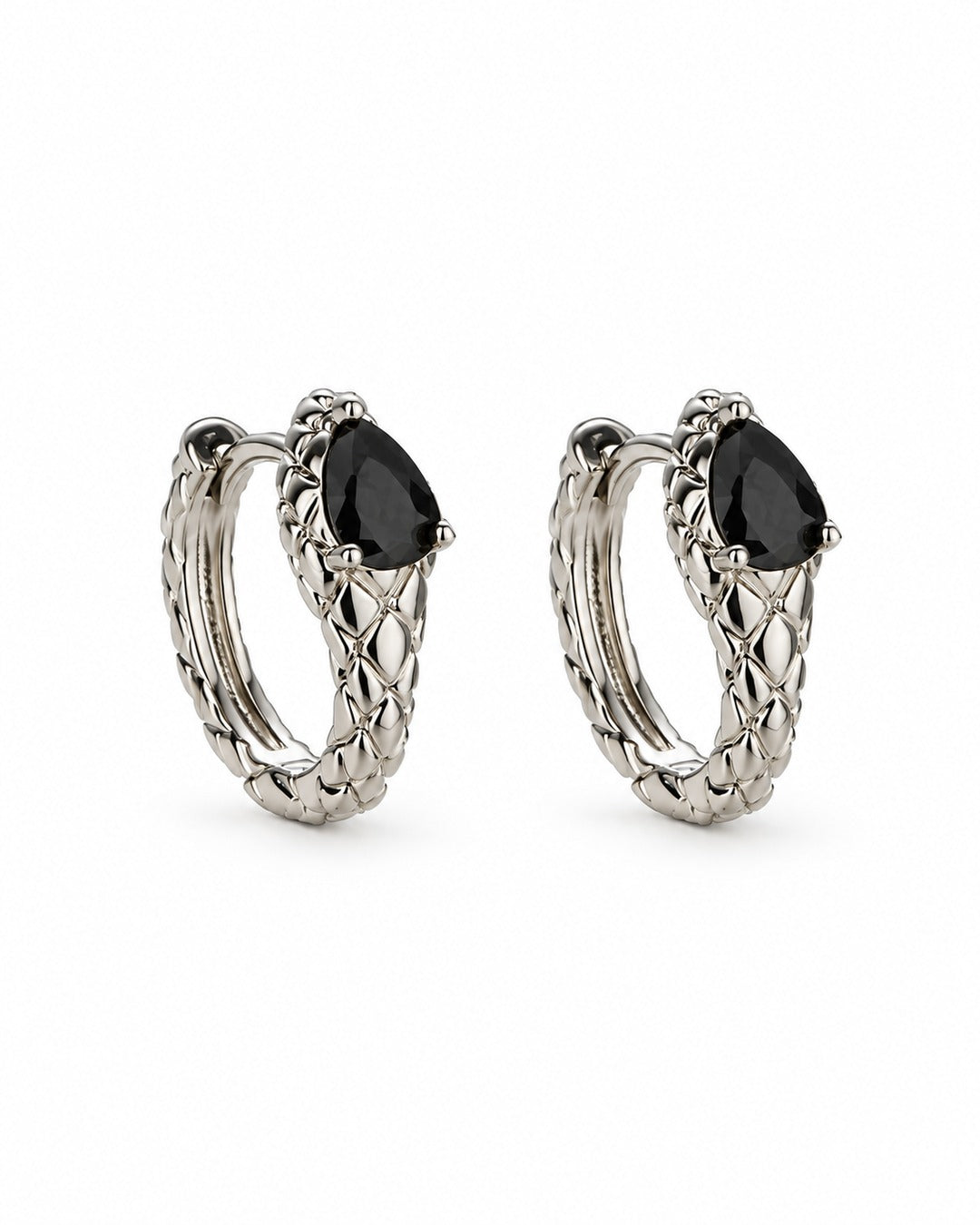 Snake Hoop Earrings