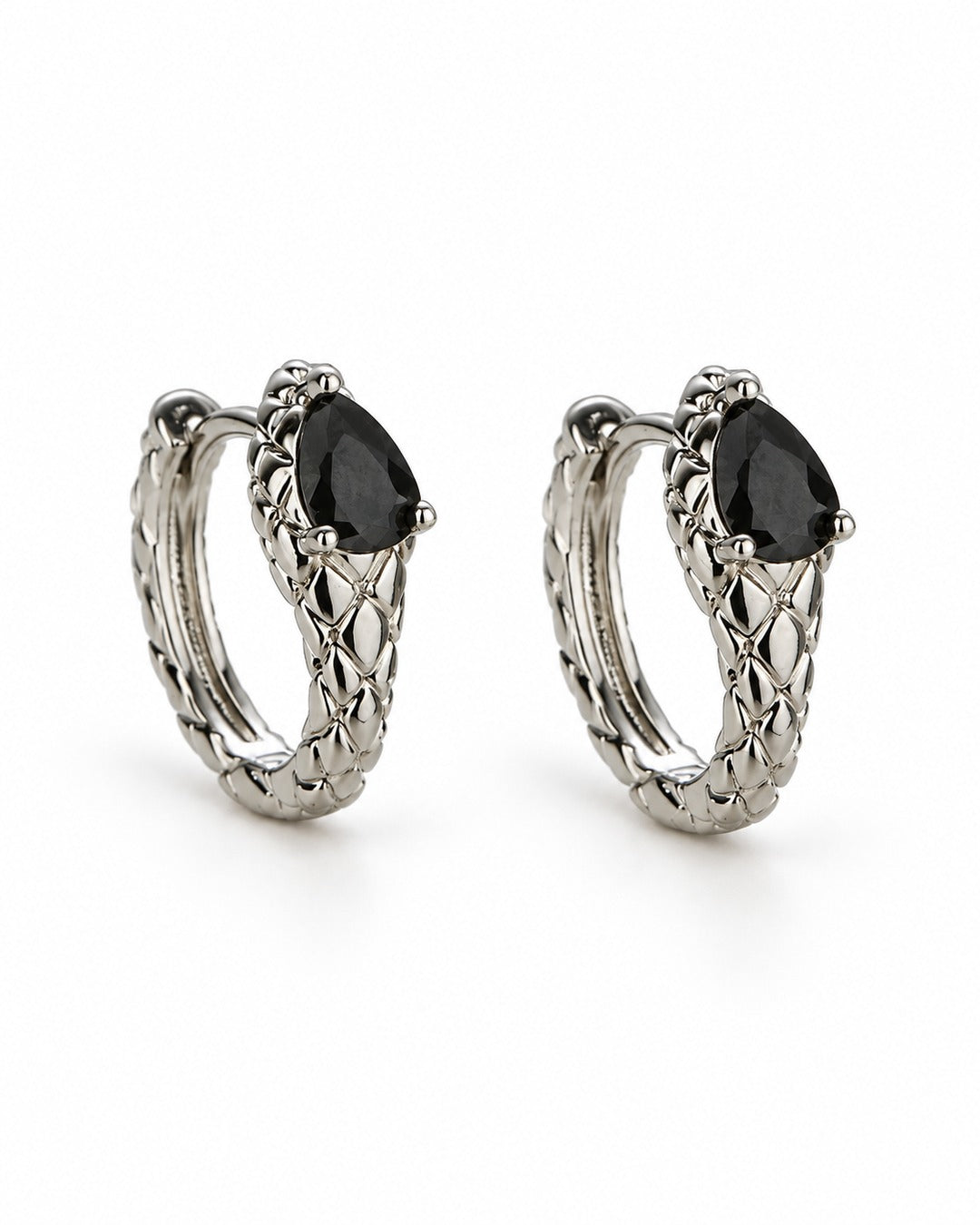 Snake Hoop Earrings