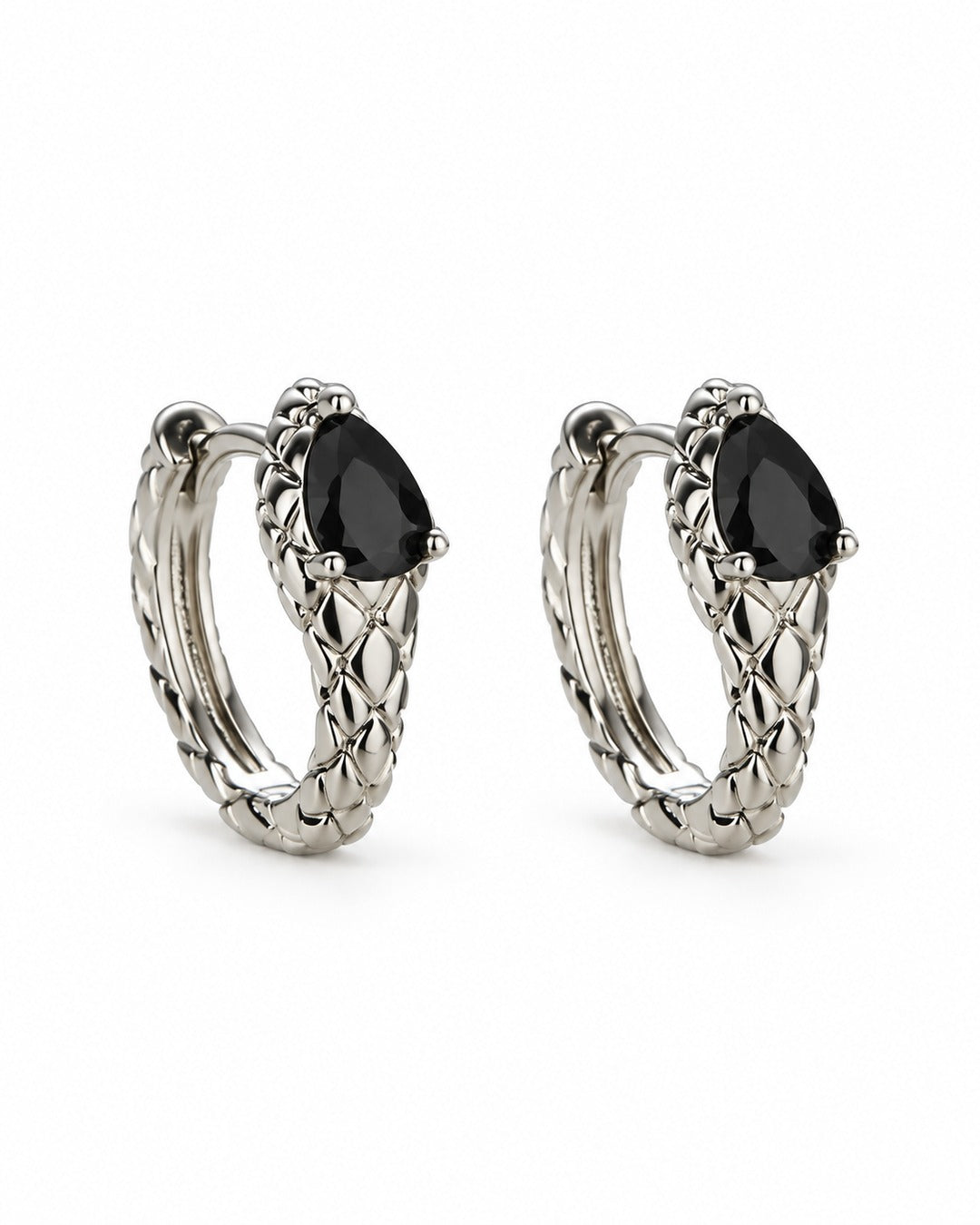 Snake Hoop Earrings
