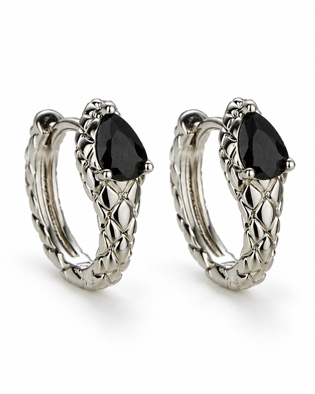 Snake Hoop Earrings