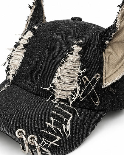 Distressed Ear Cap
