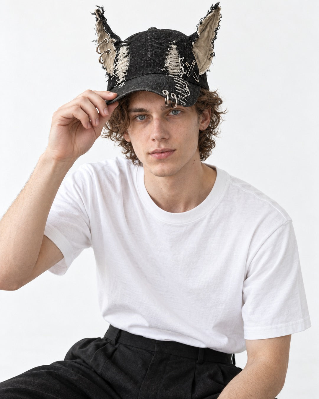 Distressed Ear Cap