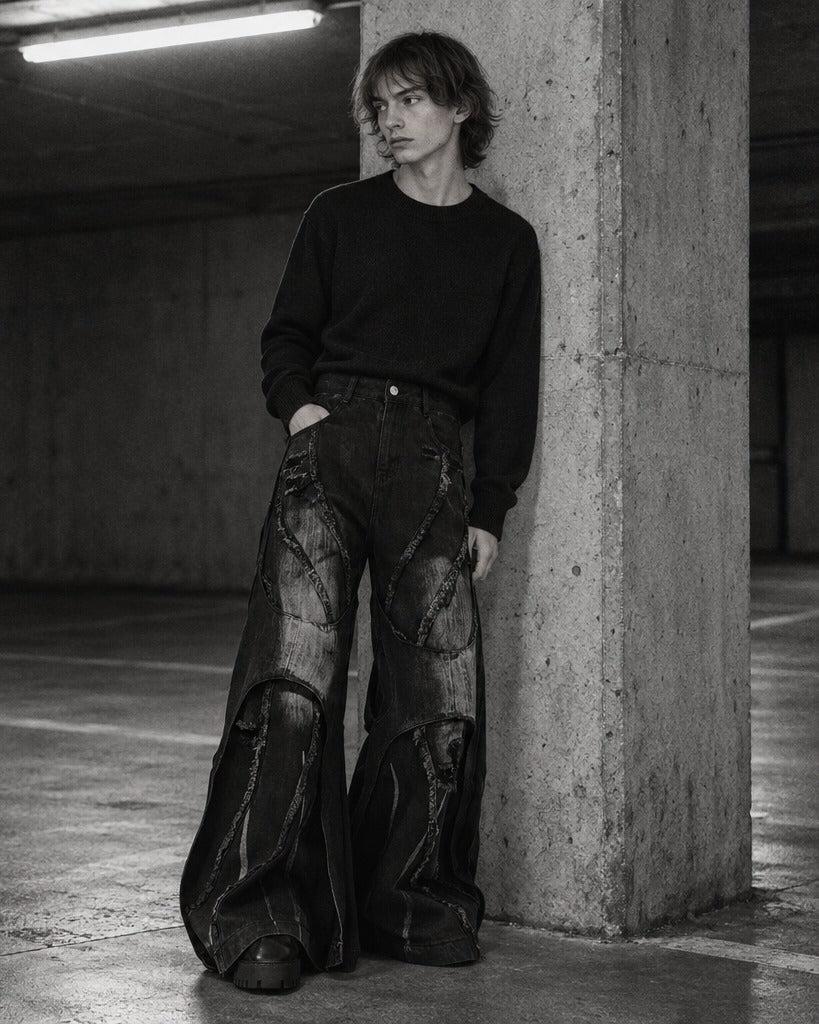 Look 03 — Wide Denim